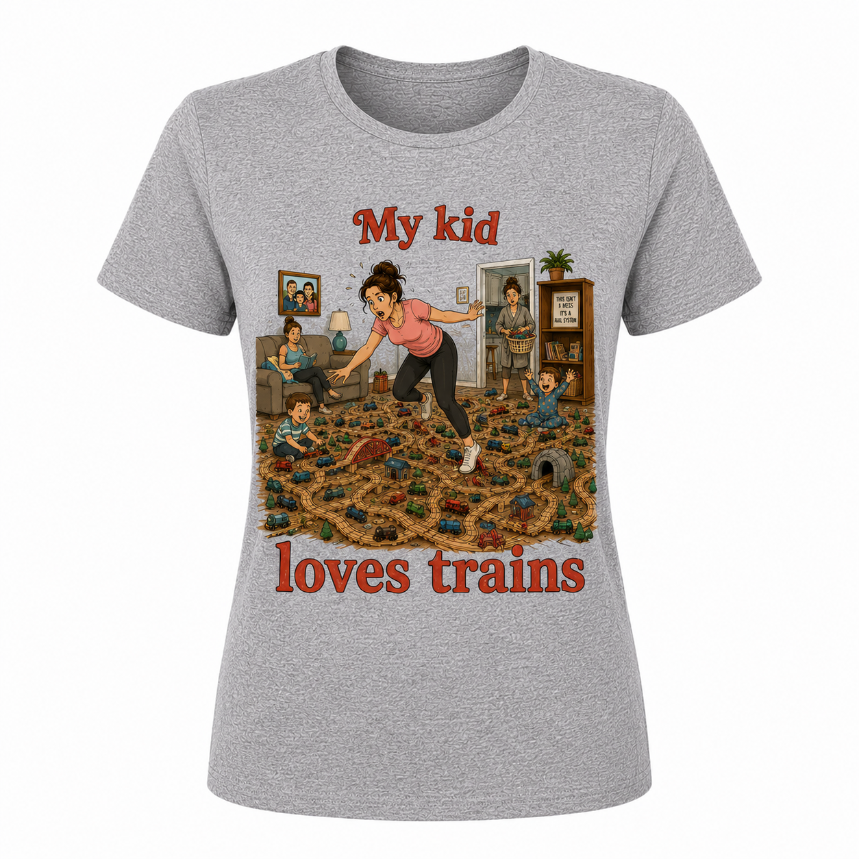 Women's - My Kid Loves Trains