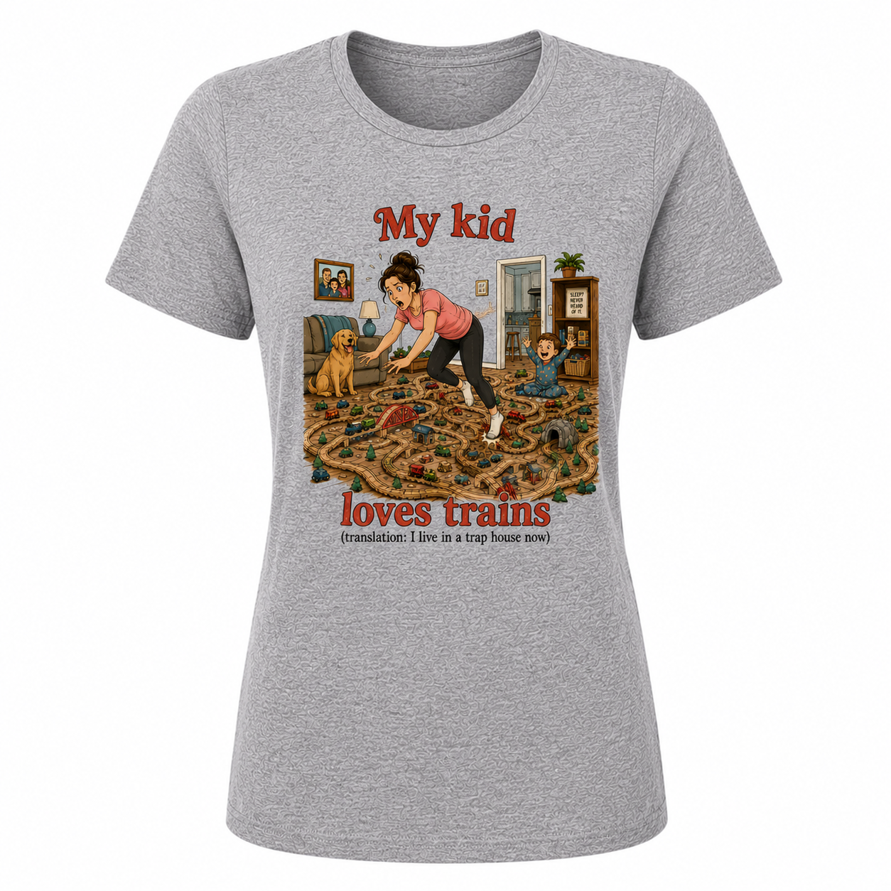 Women's - My Kid Loves Trains